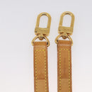 LOUIS VUITTON Nume leather Shoulder Strap Leather 39"" Beige LV Auth BA15748-6