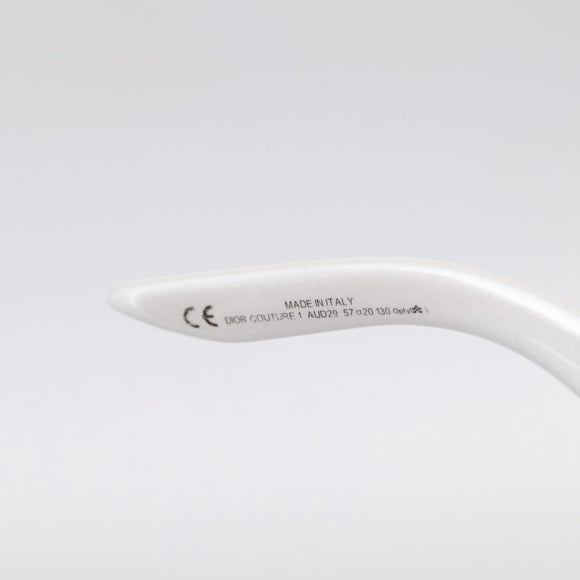 Christian Dior Sunglasses plastic White Auth BA15749