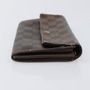 LOUIS VUITTON Damier Ebene Epi Monogram Wallet 3 Set Black LV Auth BA15750-13