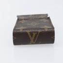 LOUIS VUITTON Damier Ebene Epi Monogram Wallet 3 Set Black LV Auth BA15750-23