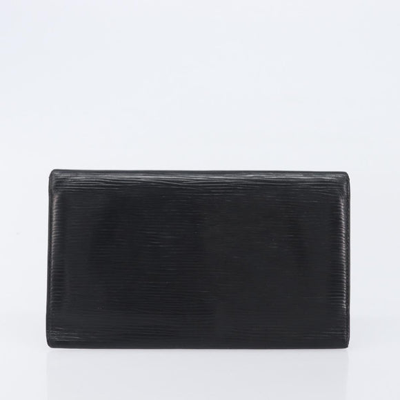LOUIS VUITTON Damier Ebene Epi Monogram Wallet 3 Set Black LV Auth BA15750