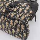 Christian Dior Trotter Canvas Hand Bag Navy Silver Auth BA15752-15