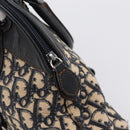 Christian Dior Trotter Canvas Hand Bag Navy Silver Auth BA15752-18