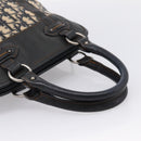 Christian Dior Trotter Canvas Hand Bag Navy Silver Auth BA15752-7