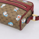 GUCCI Micro GG Supreme Doraemon Collaboration Bag PVC Beige 647784 Auth BA15754M-10