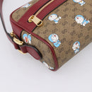 GUCCI Micro GG Supreme Doraemon Collaboration Bag PVC Beige 647784 Auth BA15754M-11
