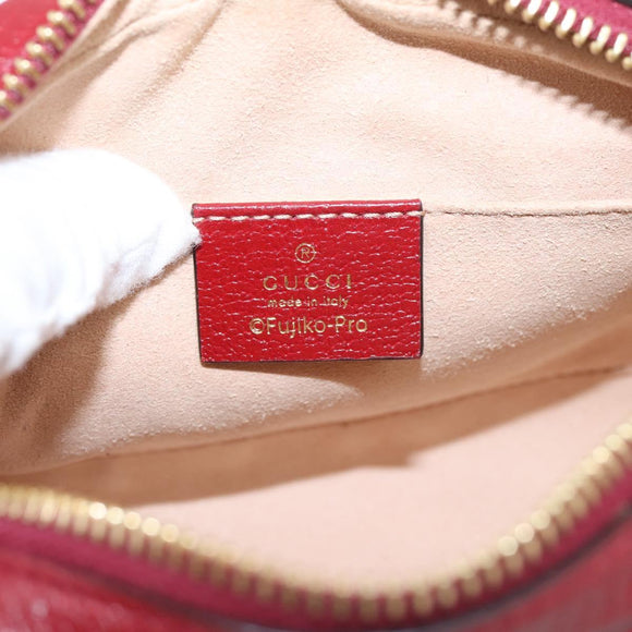 GUCCI Micro GG Supreme Doraemon Collaboration Bag PVC Beige 647784 Auth BA15754M