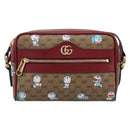 GUCCI Micro GG Supreme Doraemon Collaboration Bag PVC Beige 647784 Auth BA15754M-2