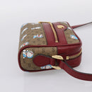 GUCCI Micro GG Supreme Doraemon Collaboration Bag PVC Beige 647784 Auth BA15754M-5