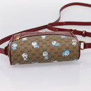 GUCCI Micro GG Supreme Doraemon Collaboration Bag PVC Beige 647784 Auth BA15754M-9