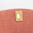 CHANEL Matelasse Diana Flap Chain Bag Canvas Orange Gold CC Auth BA15758SAV-20