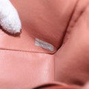 CHANEL Matelasse Diana Flap Chain Bag Canvas Orange Gold CC Auth BA15758SAV-28