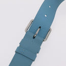 LOUIS VUITTON Taurillon Monogram Maxi Bum Bag Light Blue M21715 LV Auth BA15760SAV-15
