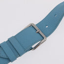 LOUIS VUITTON Taurillon Monogram Maxi Bum Bag Light Blue M21715 LV Auth BA15760SAV-16