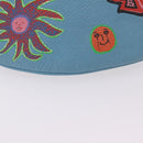 LOUIS VUITTON Taurillon Monogram Maxi Bum Bag Light Blue M21715 LV Auth BA15760SAV-17