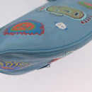 LOUIS VUITTON Taurillon Monogram Maxi Bum Bag Light Blue M21715 LV Auth BA15760SAV-19