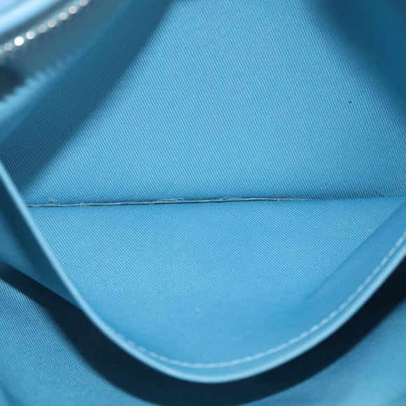 LOUIS VUITTON Taurillon Monogram Maxi Bum Bag Light Blue M21715 LV Auth BA15760SAV