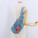 LOUIS VUITTON Taurillon Monogram Maxi Bum Bag Light Blue M21715 LV Auth BA15760SAV-28