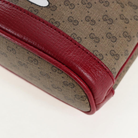 GUCCI Micro GG Supreme Fujiko Pro Collaboration Bag PVC 647801 Auth BA15767M