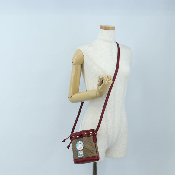 GUCCI Micro GG Supreme Fujiko Pro Collaboration Bag PVC 647801 Auth BA15767M