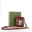 GUCCI Micro GG Supreme Fujiko Pro Collaboration Bag PVC 647801 Auth BA15767M-12