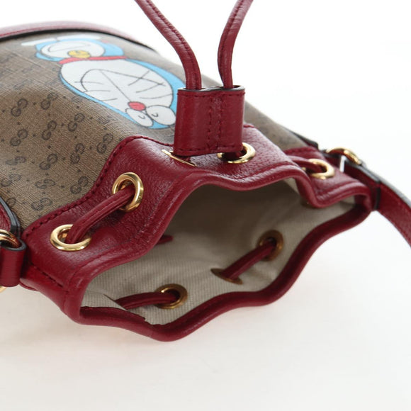 GUCCI Micro GG Supreme Fujiko Pro Collaboration Bag PVC 647801 Auth BA15767M