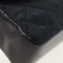CHANEL Matelasse Chain Shoulder Bag Satin Black Gold CC Auth BA15768SAM-15