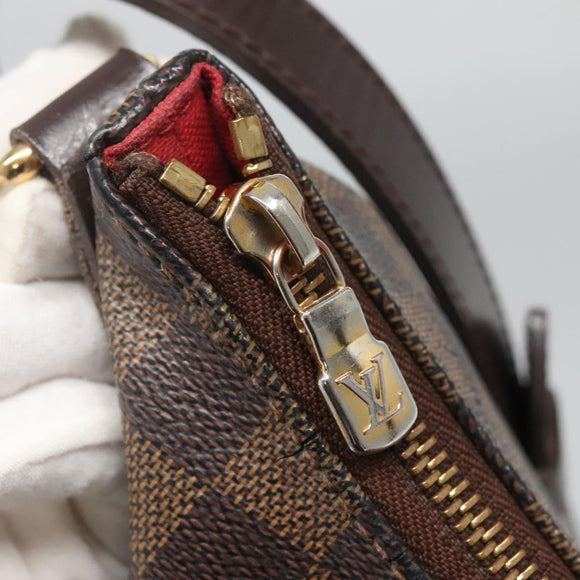 LOUIS VUITTON Damier Ebene Bloomsbury PM Shoulder Bag N42251 LV Auth BA1577