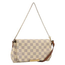 LOUIS VUITTON Damier Azur Favorit PM Shoulder Bag 2way N41277 LV Auth BA15771-1