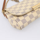 LOUIS VUITTON Damier Azur Favorit PM Shoulder Bag 2way N41277 LV Auth BA15771-16