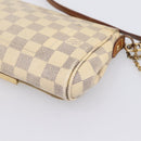LOUIS VUITTON Damier Azur Favorit PM Shoulder Bag 2way N41277 LV Auth BA15771-17