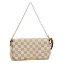 LOUIS VUITTON Damier Azur Favorit PM Shoulder Bag 2way N41277 LV Auth BA15771-13