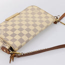 LOUIS VUITTON Damier Azur Favorit PM Shoulder Bag 2way N41277 LV Auth BA15771-6
