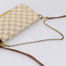 LOUIS VUITTON Damier Azur Favorit PM Shoulder Bag 2way N41277 LV Auth BA15771-7