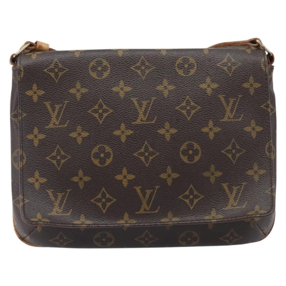 LOUIS VUITTON Monogram Musette Tango Long Strap Bag M51388 LV Auth BA15772
