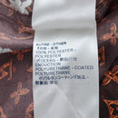 LOUIS VUITTON Catgram Straight Pants Silk 38 Brown LV Auth BA15774SAM-25