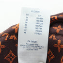LOUIS VUITTON Catgram Shorts Pants Silk 40 Brown LV Auth BA15775SAM-20