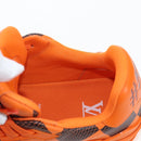 LOUIS VUITTON Damier Pop LV Trainer Shoes 24 Orange 1ACN5S LV Auth BA15776M-20