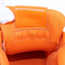 LOUIS VUITTON Damier Pop LV Trainer Shoes 24 Orange 1ACN5S LV Auth BA15776M-23