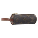 LOUIS VUITTON Monogram Etui 3 Ball de Golf Pouch M58249 LV Auth BA15778-1