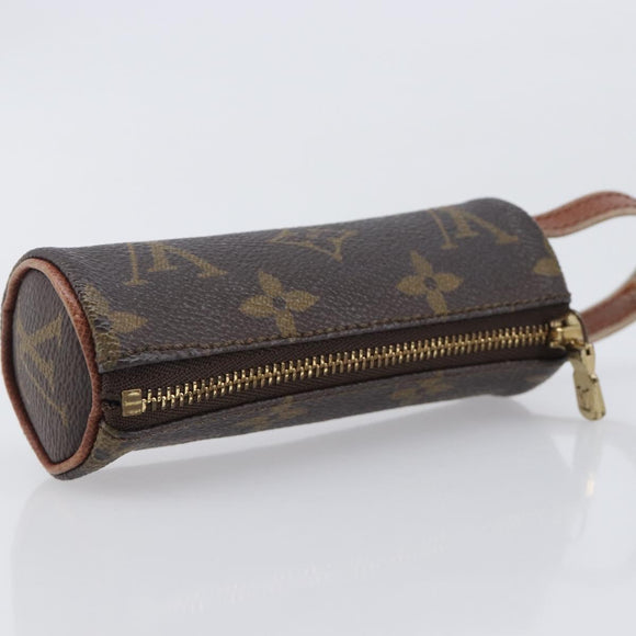 LOUIS VUITTON Monogram Etui 3 Ball de Golf Pouch M58249 LV Auth BA15778
