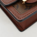 LOUIS VUITTON Monogram Reverse Micro Dauphine Bag M80250 LV Auth BA15782M-14