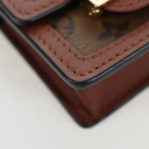 LOUIS VUITTON Monogram Reverse Micro Dauphine Bag M80250 LV Auth BA15782M