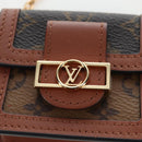 LOUIS VUITTON Monogram Reverse Micro Dauphine Bag M80250 LV Auth BA15782M-18