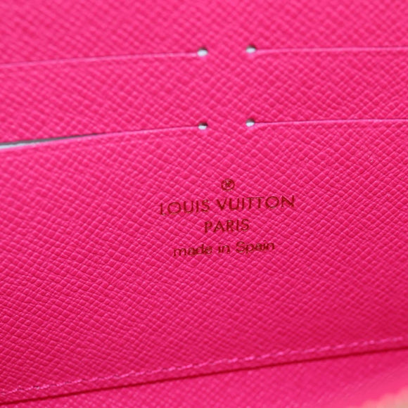 LOUIS VUITTON Monogram Multicolor Zippy Wallet Wallet M60050 LV Auth BA15783V