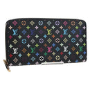 LOUIS VUITTON Monogram Multicolor Zippy Wallet Wallet M60050 LV Auth BA15783V-1