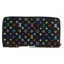 LOUIS VUITTON Monogram Multicolor Zippy Wallet Wallet M60050 LV Auth BA15783V-3