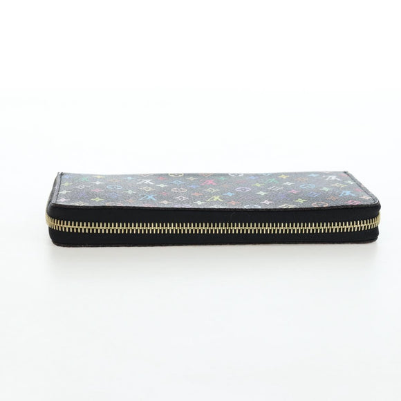 LOUIS VUITTON Monogram Multicolor Zippy Wallet Wallet M60050 LV Auth BA15783V