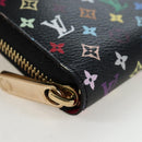 LOUIS VUITTON Monogram Multicolor Zippy Wallet Wallet M60050 LV Auth BA15783V-8