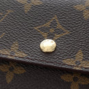 LOUIS VUITTON Monogram Porte TresorEtui Papie Wallet M61202 LV Auth BA15784-18